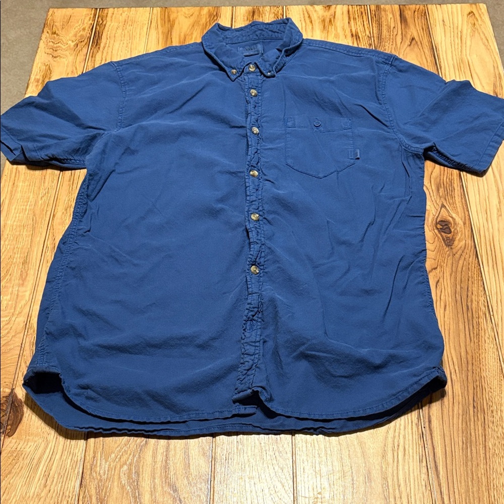 Vans Blue Casual Button Down Shirt